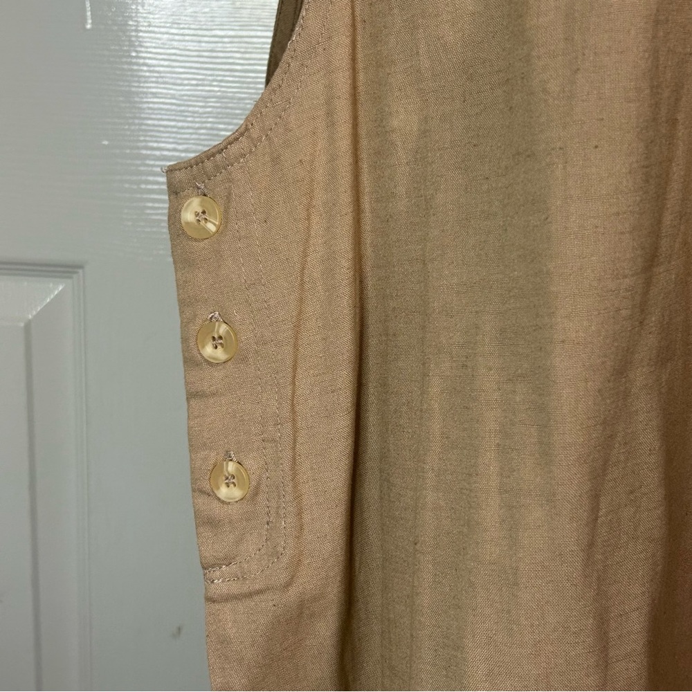 Vintage Erika Collection Jumper Dress cotton linen blend Lagenlook boho … - Picture 14 of 15